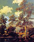 Maxfield Parrish Early Autumn White Birch painting